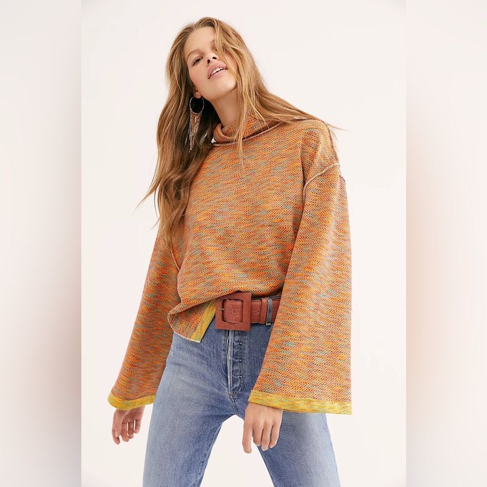 Free people sunny days turtle neck Women's Small